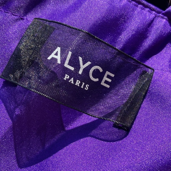 NWT ALYCE PARIS Dress Size 6 bright purple - Picture 8 of 17